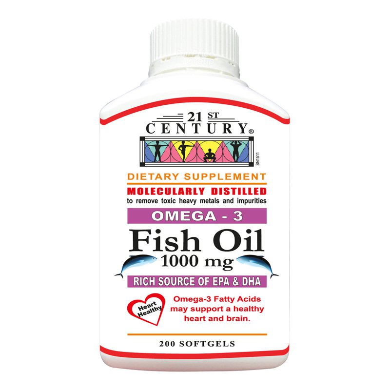 21st Century Omega 3 200 per pack