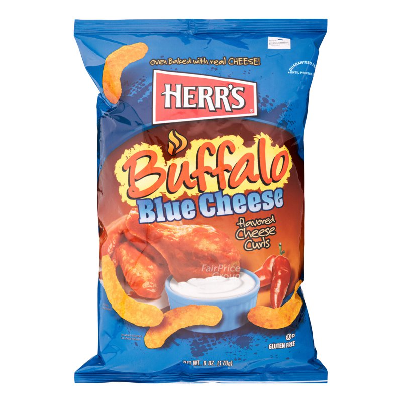 HERR'S Cheese Curls - Buffalo Blue