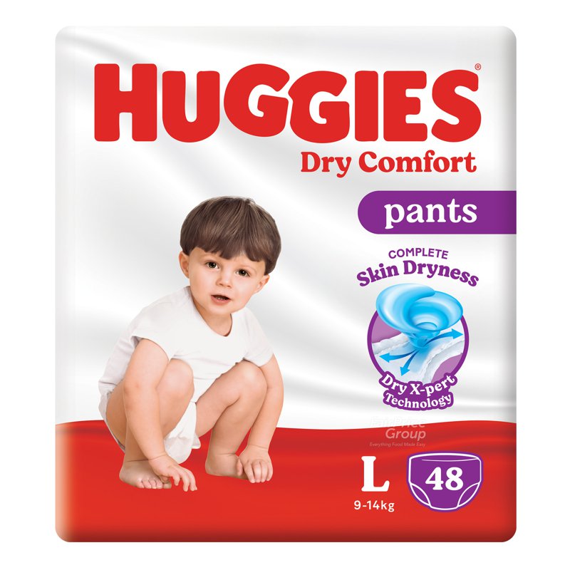Huggies Dry Comfort Pants - L (11- ) 48 per pack