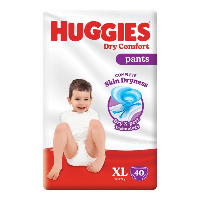 Huggies Dry Comfort Pants - XL (14- ) 40 per pack