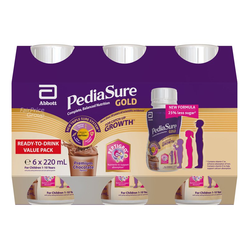 PEDIASURE Gold Ready To Drink Bottle Milk - Chocolate