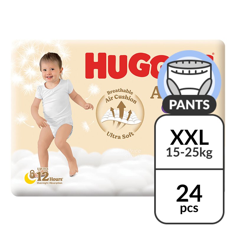 Huggies AirSoft Pants - Xxl (15- ) 24 per pack