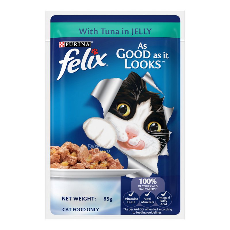Purina Felix Cat Wet Food - With Tuna in Jelly