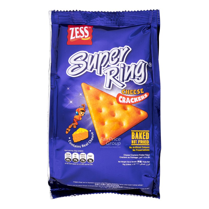Zess Super Ring Cheese Crackers