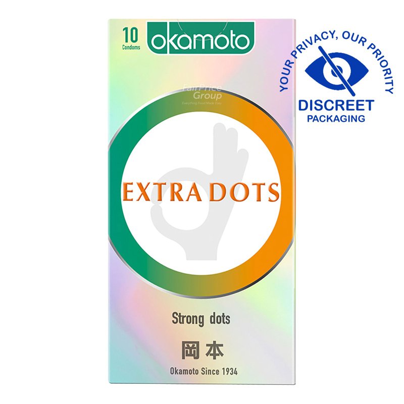 Okamoto Condoms - Extra Dots 10 per pack
