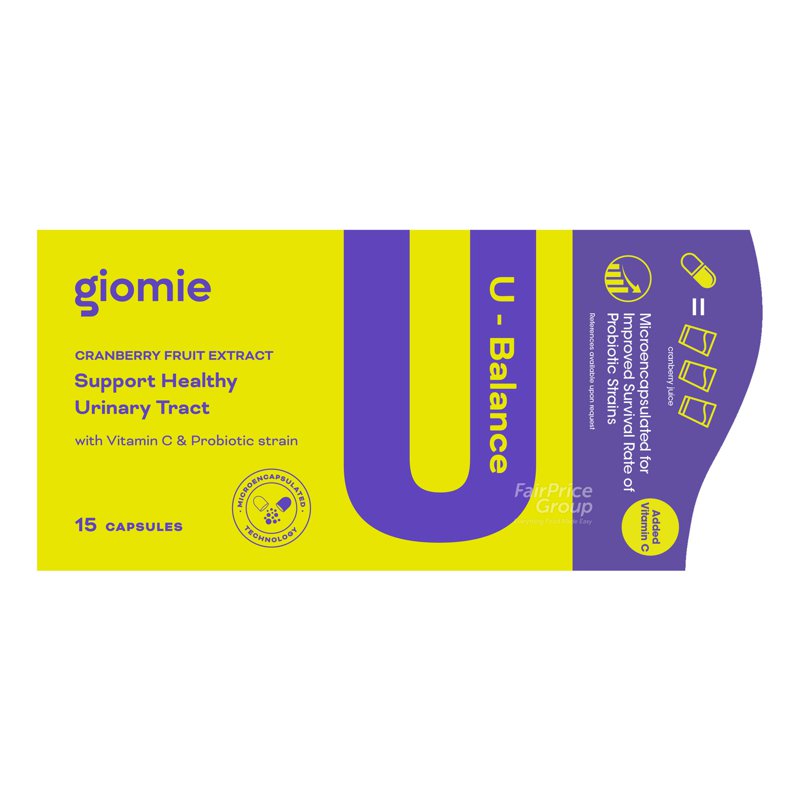 Giomie Support Healthy Urinary Tract - U Balance Probiotic 15 per pack