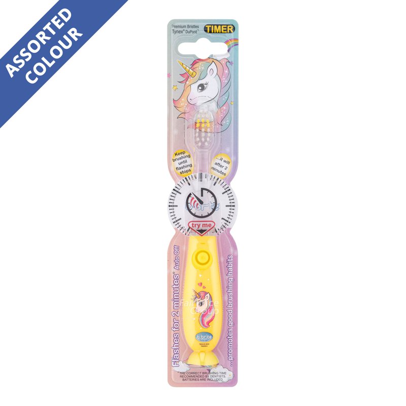 B-Brite Flashing Toothbrush - Unicorn 1 per pack