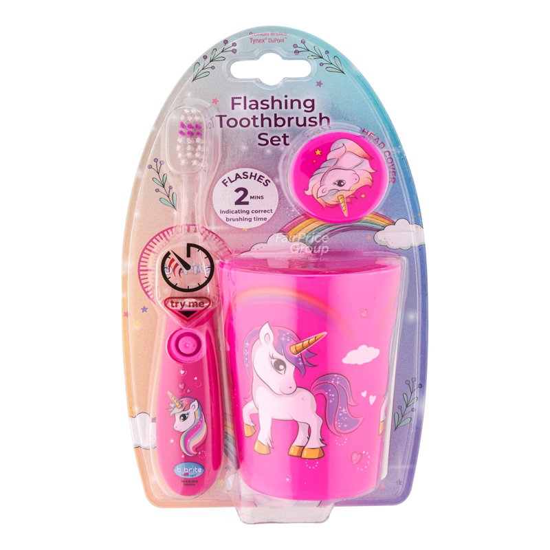 B-Brite Toothbrush Set - Unicorn 1 per pack