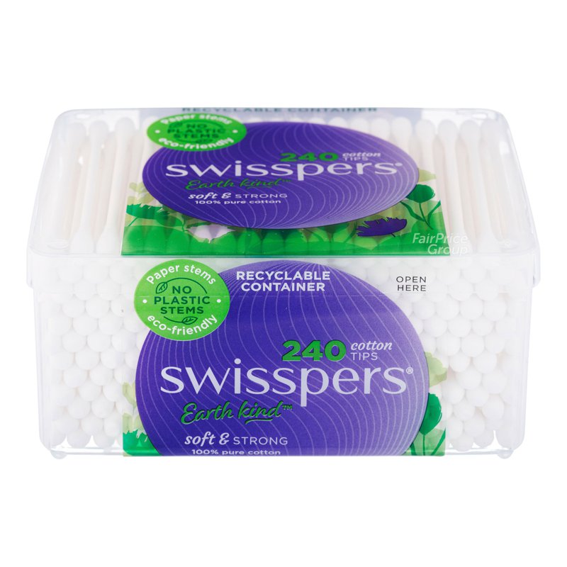 Swisspers Cotton Tips 240 per pack