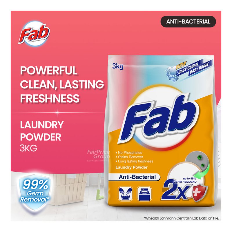 FAB Laundry Powder - Anti-Bacterial