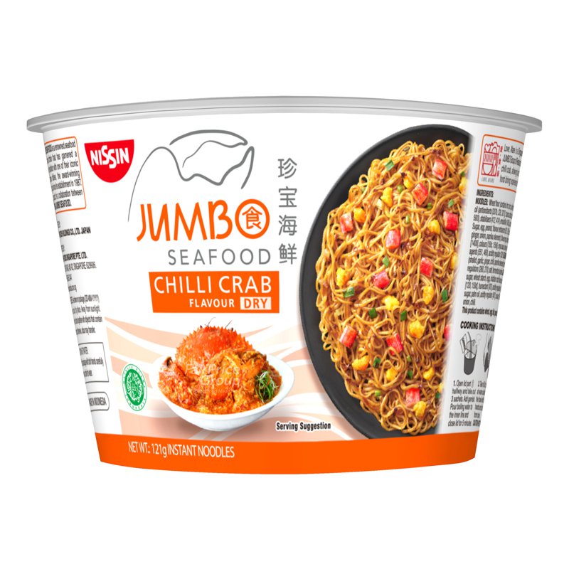 Nissin Instant Bowl Noodle - Jumbo Seafood Chilli Crab