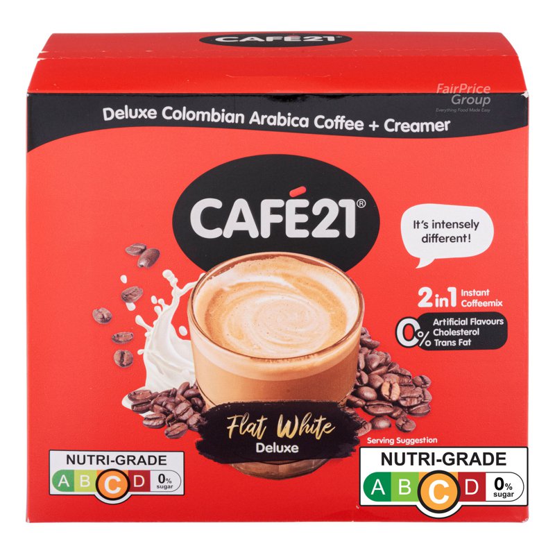 CAFE 21 Instant Coffee Mix - Flat White Deluxe