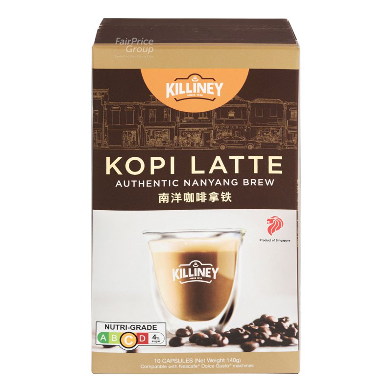 KILLINEY Coffee Capsules - Kopi Latte