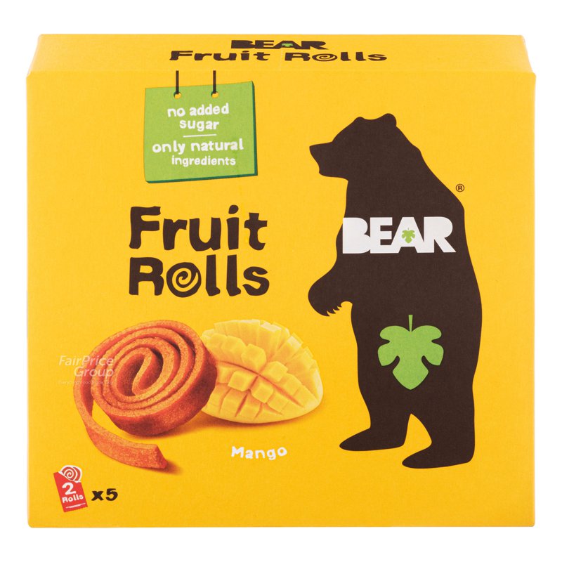 Bear Fruit Rolls - Mango 5 per pack