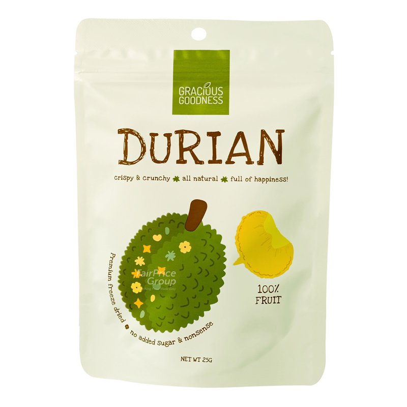GRACIOUS GOODNESS Premium Freeze Dried Durian