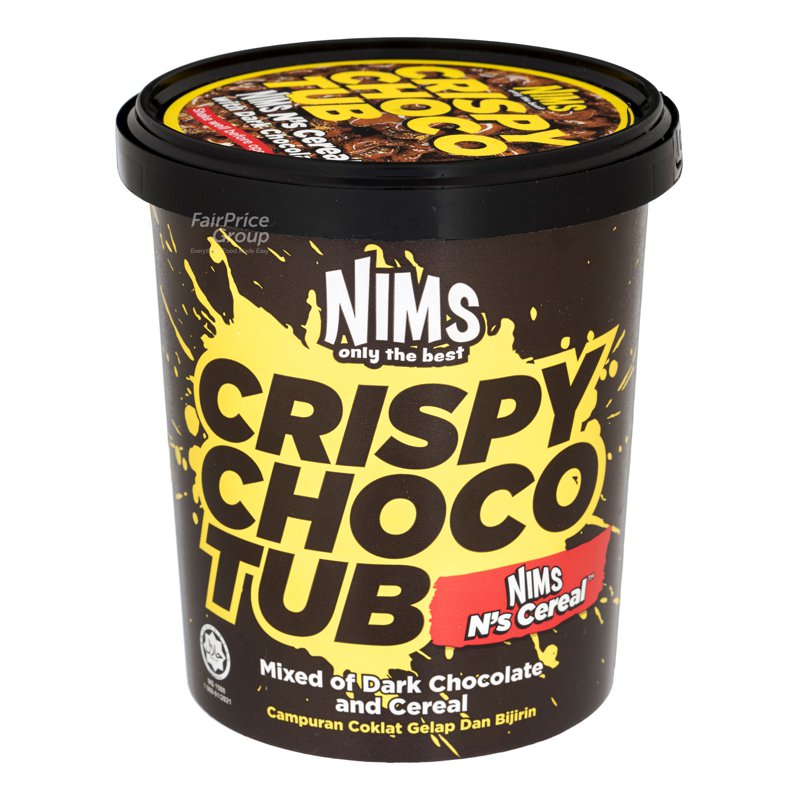 NIMS Crispy Choco Tub - Cereal with Dark Chocolate