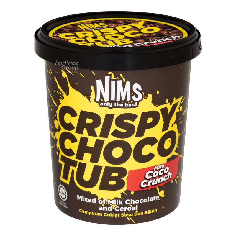 NIMS Crispy Choco Tub - Mini Coco Crunch with Milk Chocolate