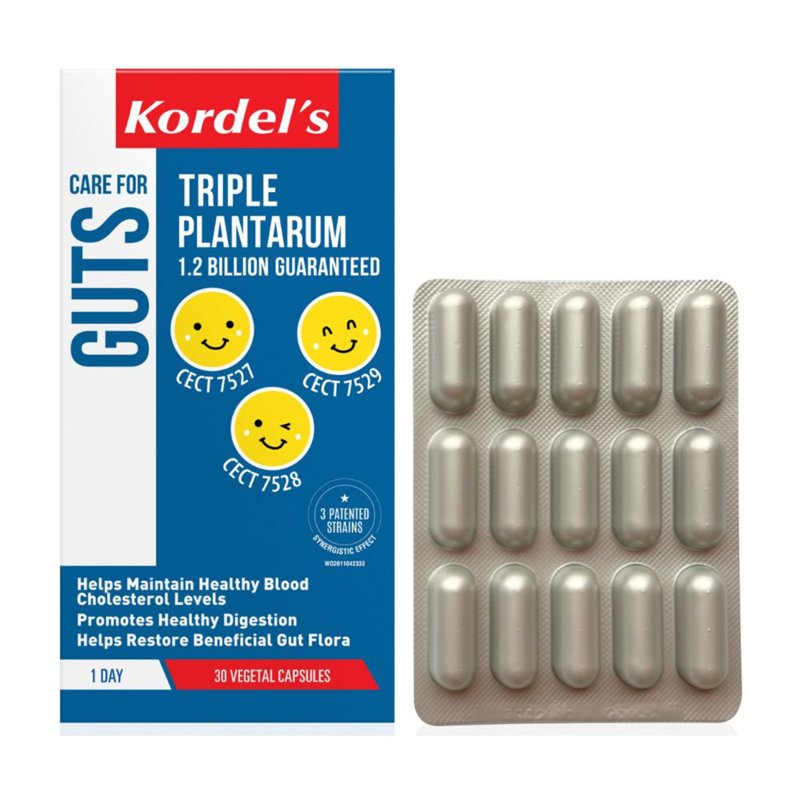 Kordel's Triple Plantarum Probiotics 1.2 Billion 30 per pack