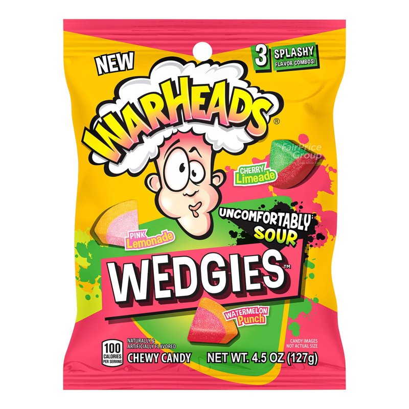 WARHEADS Chewy Peg Bag - Wedgies