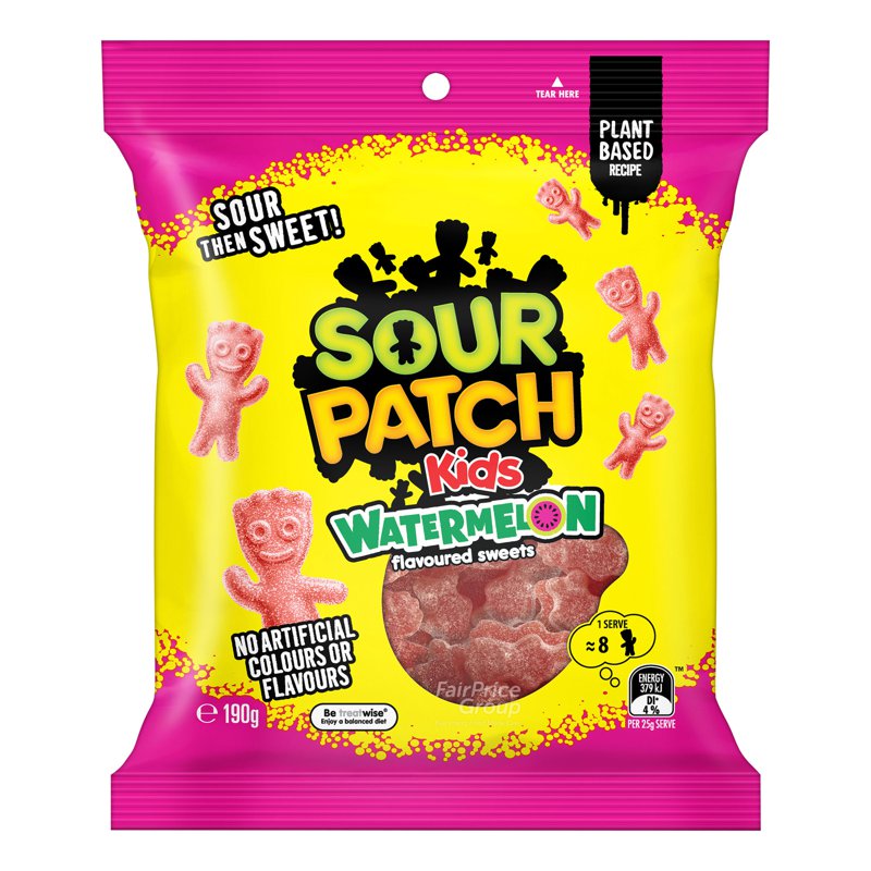 The Natural Confectionery Co. Tncc Sour Patch Sweets Kids - Watermelon