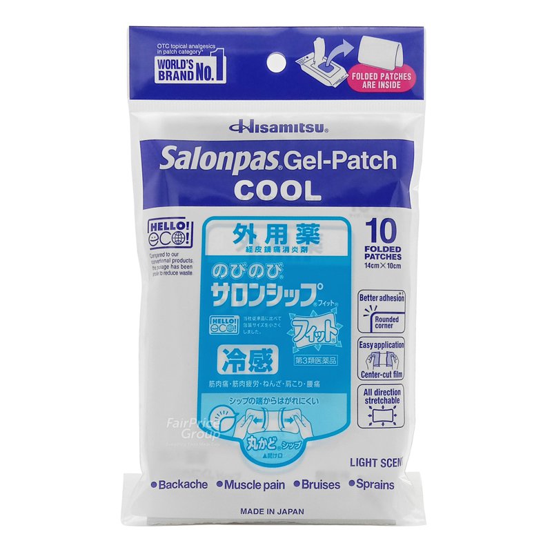 Hisamitsu Salonpas Gel Patch Cool 10 per pack