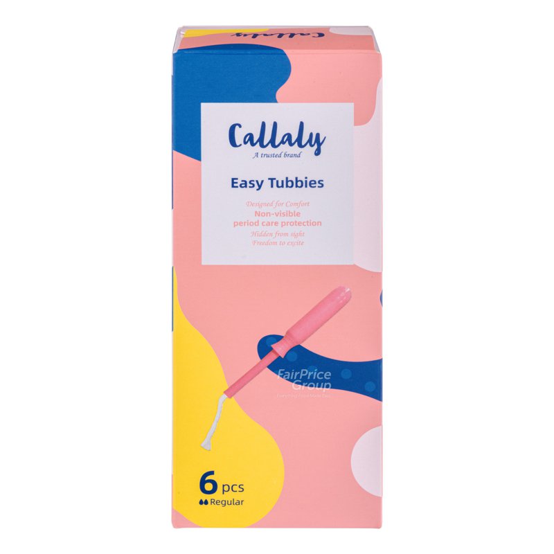 Callaly Easy Tubbies - Non-Visible Period Care Tampons 6 per pack