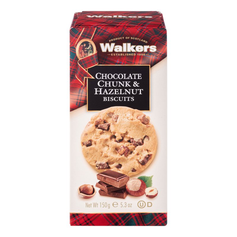 WALKERS Biscuits - Chocolate Chunk & Hazelnut