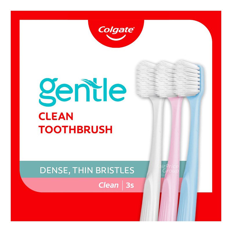 Colgate Gentle Clean Toothbrush 3 per pack
