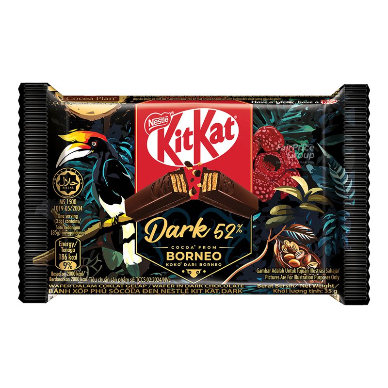 Kit Kat Nestle Kit Kat 4 Finger Chocolate Bar - Dark 52% Cocoa