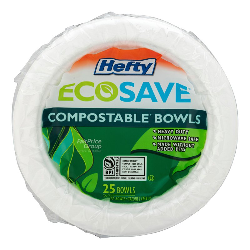 HEFTY Ecosave Bowl 25 per pack