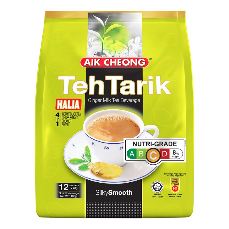 Aik Cheong Instant Ginger Milk Tea - Teh Tarik Halia