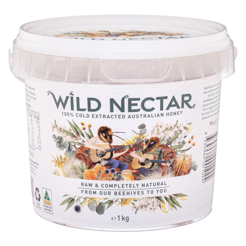 WILD NECTAR 100% Cold Extracted Australian Honey