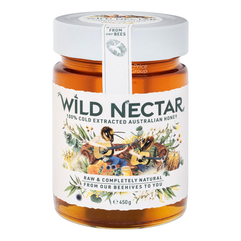 WILD NECTAR 100% Cold Extracted - Raw Honey (Jar)