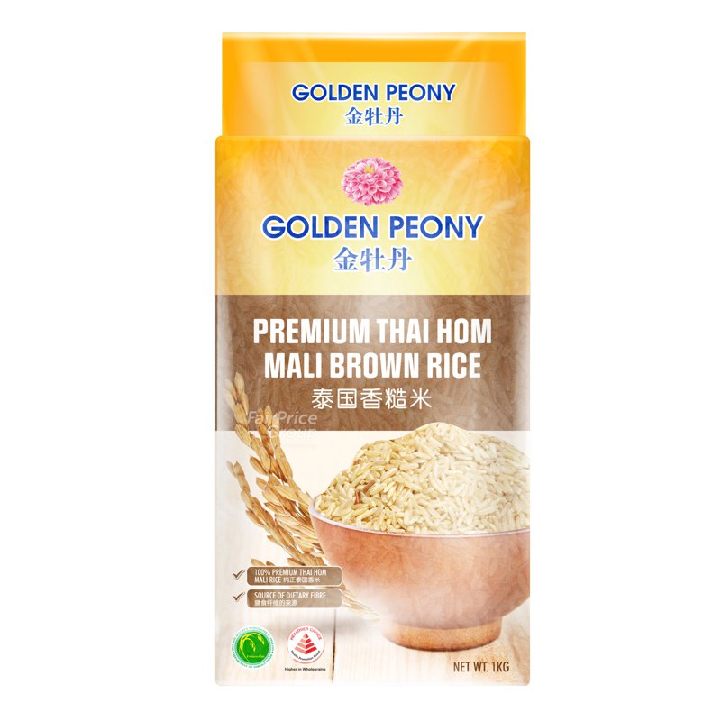 Gldn Peony Golden Peony Premium Thai Hom Mali Brown Rice