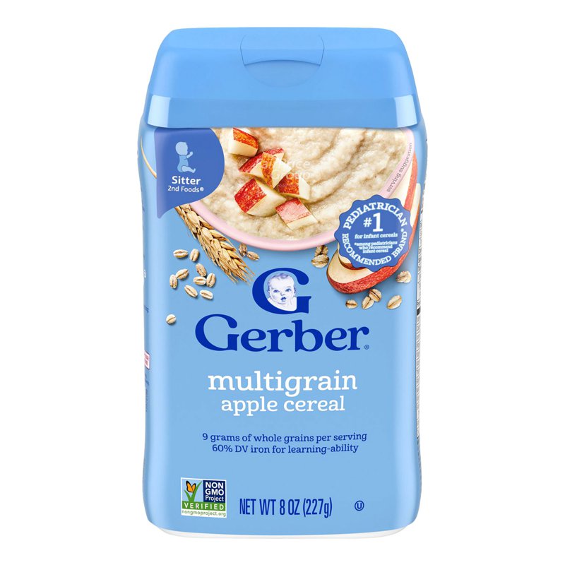Gerber Baby MultiGrain Cereal - Apple