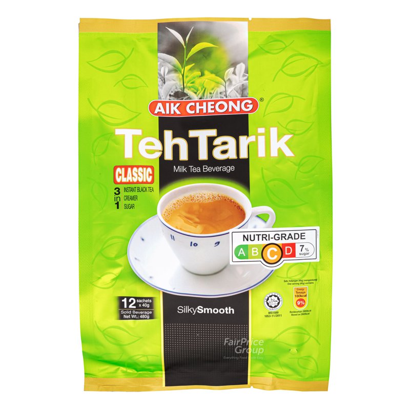 Aik Cheong 3 in 1 Instant Teh Tarik Milk Tea - Classic