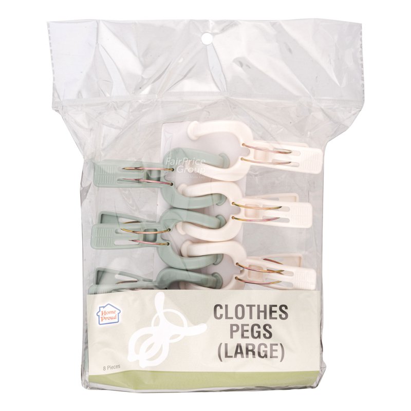 Homeproud Clothes Peg - Large (HP5848) 8 per pack