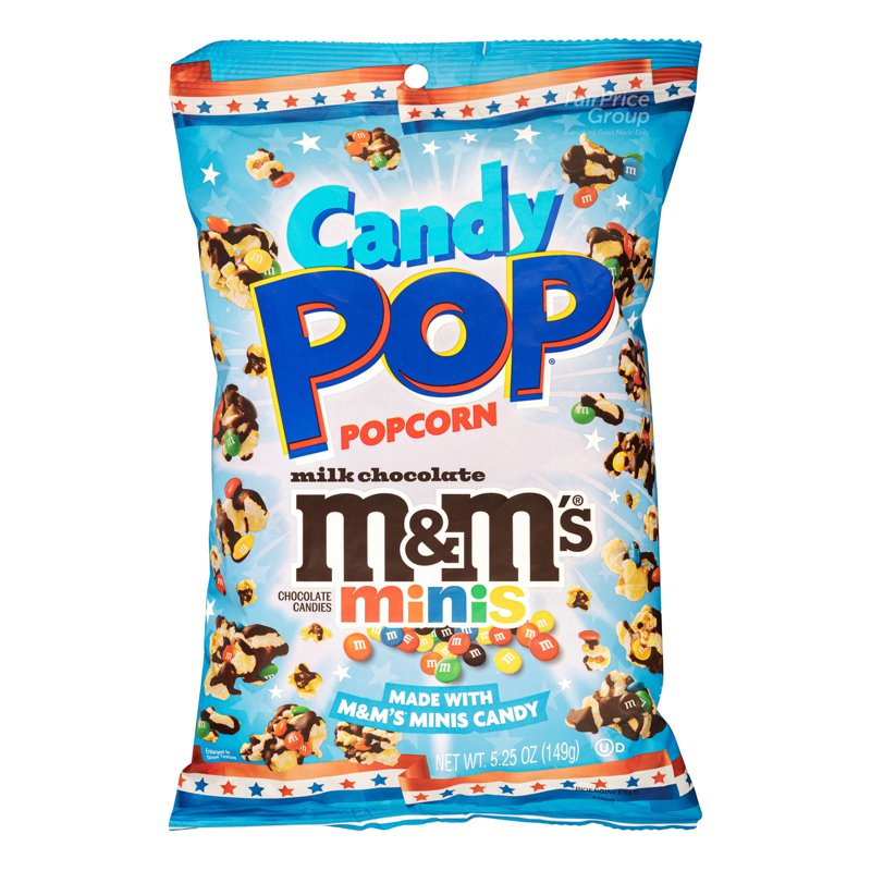 CANDY POP Popcorn - M&M Minis