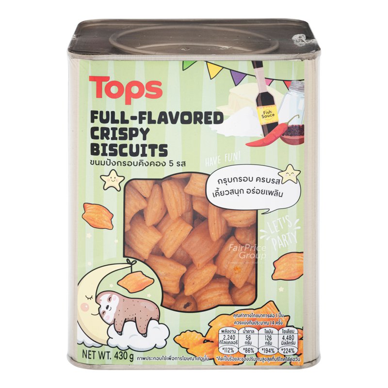 TOPS Biscuits - Full-Flavoured Crispy Biscuits