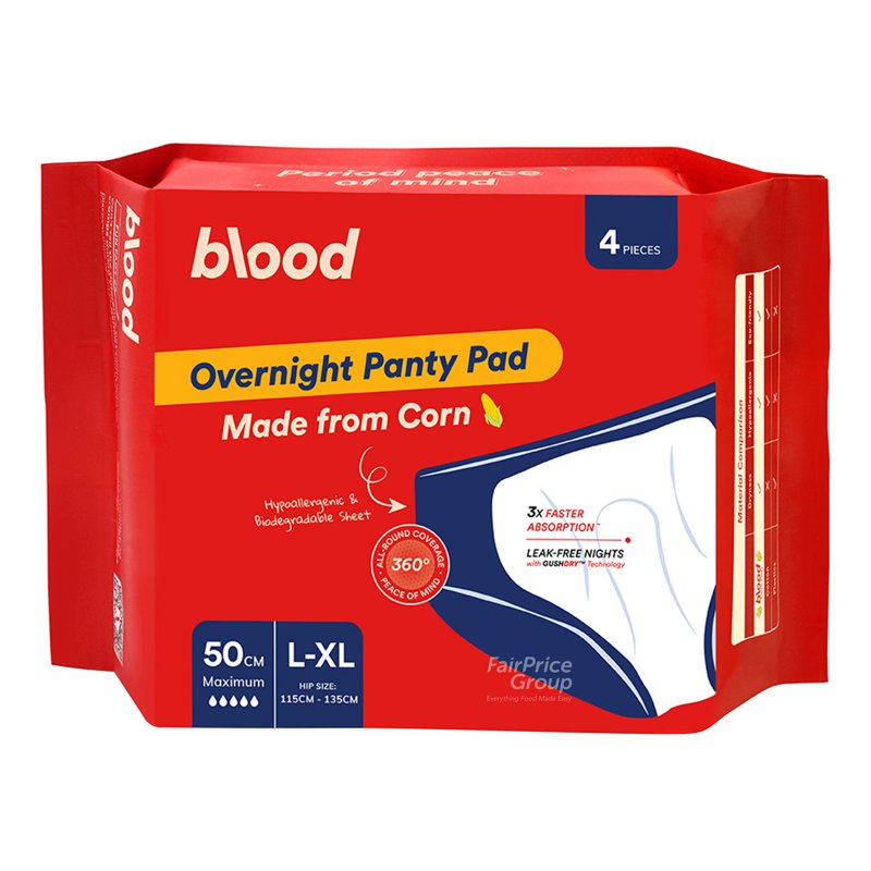 Blood Corn Panty Pad - Size L/XL (50cm) 4 per pack
