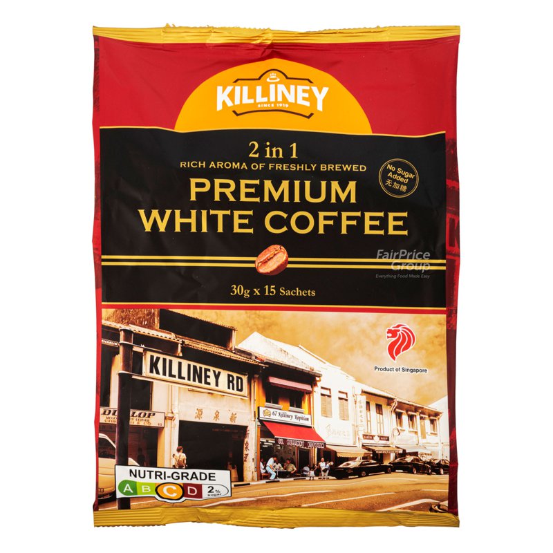 KILLINEY 2 In 1 Premium White Coffee