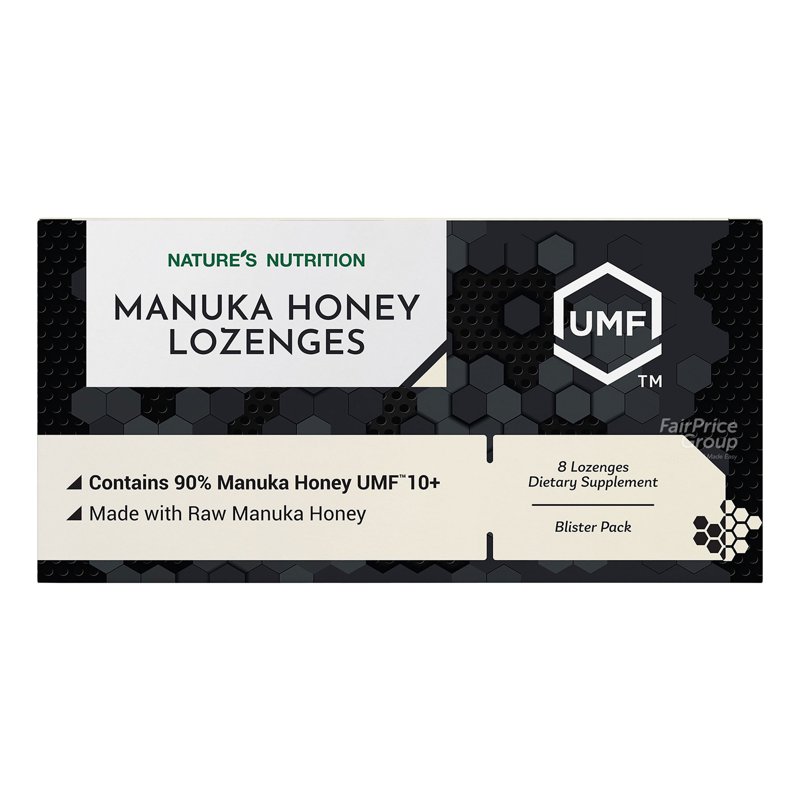 Nature's Nutrition Manuka Lozenges UMF 10+ 8 per pack