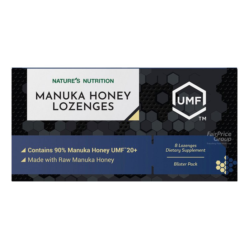 Nature's Nutrition Manuka Lozenges UMF 20+ 8 per pack