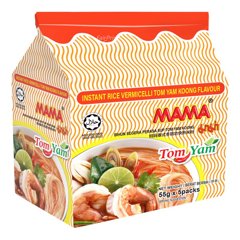 Mama Instant Rice Vermicelli - Tom Yam Koong