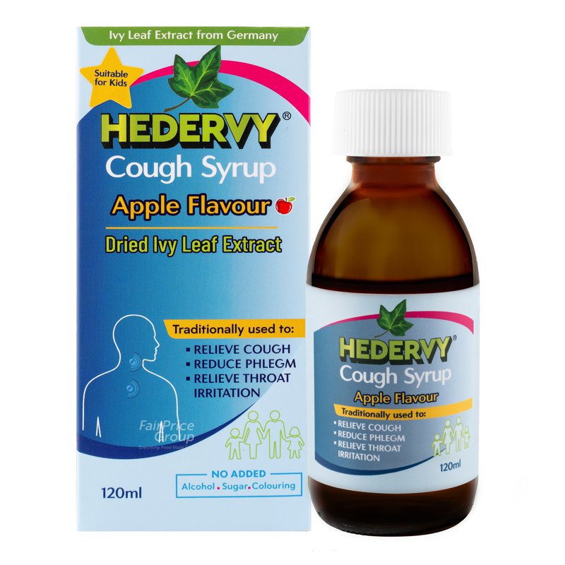 HEDERVY Kids Cough Syrup - Apple