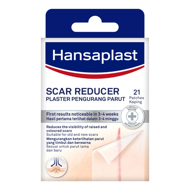 Hansaplast Plasters - Scar Reducer (6.8 x 3.8cm) 21 per pack