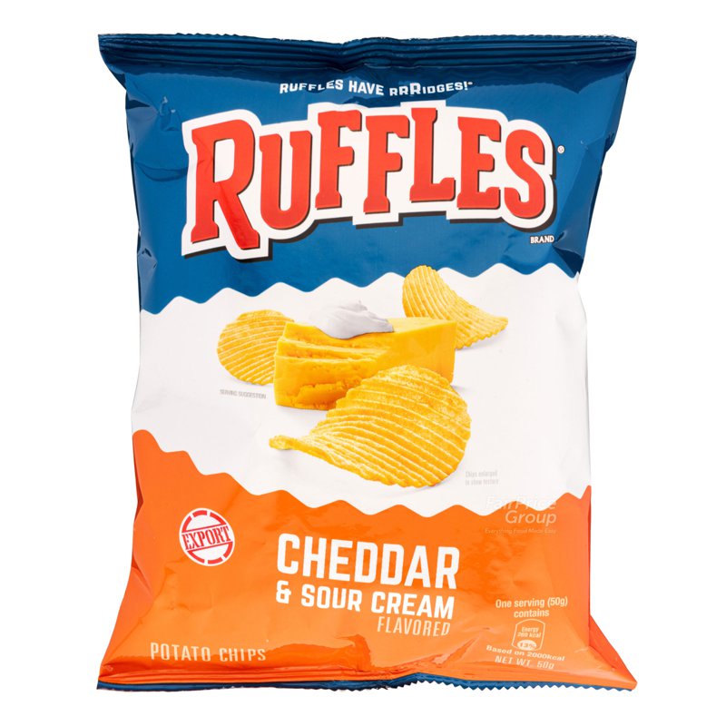 Ruffles Potato Chips - Cheddar & Sour Cream