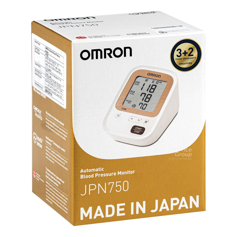 Omron Automatic Blood Pressure Monitor (JPN750) 1 per pack