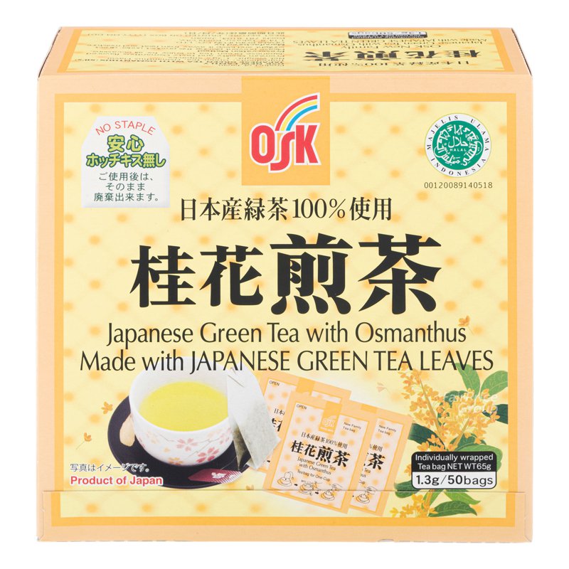 Osk Japanese Green Tea Bags - Osmanthus