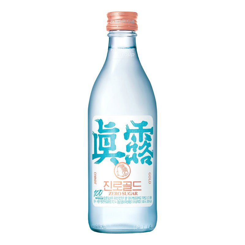 Jinro Bottle Soju - Gold Zero Sugar